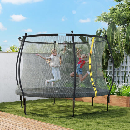 Tuintrampoline – Springkussen – Outdoor Trampoline – Speeltoestel – Veiligheidstrampoline – Ø 305 cm – Veiligheidsnet – 54 Stalen Veren – U-vormige Stalen Poten