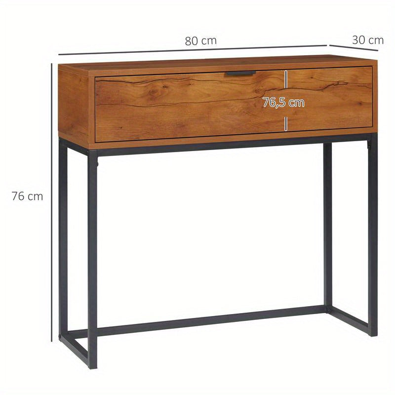 Opbergkast – Bergkast – Dressoir – Kast – Kast Met Deuren – Stevige Hardhouten Constructie – Zwart Frame Met Natuurlijke Houttinten