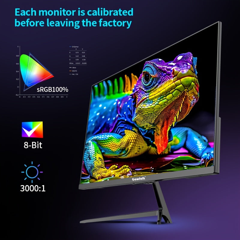 27 inch Gaming Monitor – Beeldscherm – Computerscherm – PC Monitor – IPS Scherm – 2560x1440 2K Resolutie – 120Hz Verversingssnelheid – 1ms Reactietijd