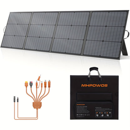 Zonnepaneel – Solar Panel – Opvouwbaar Paneel – Draagbaar Zonnepaneel – Camping Zonnepaneel – 220W 20V – Hoog Rendement 23,5% – Overlading Bescherming