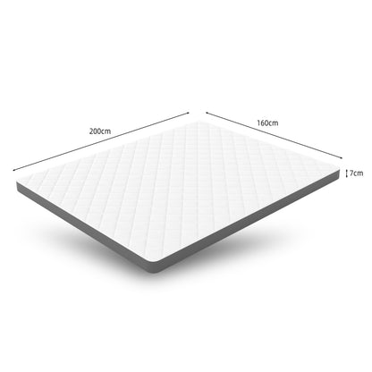 Medium-Firm Matras – H3 Matras – 7-Zones Matras – Orthopedische Matras – Allergievriendelijke Matras – 160x200 cm – OEKO-TEX Gecertificeerd – Ergonomische Rugondersteuning