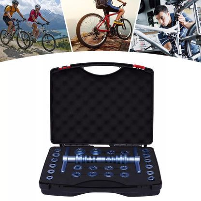 Lagerpers – Fietslagerpers – Lagertrekker – Fietsgereedschap – Lagerinstallatieset – CNC Gefreesd – Aluminium & Staal