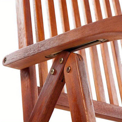 Tuinstoelen – Inklapbare Stoelen – Buitenstoelen – Acaciahouten Stoelen – Ergonomisch Design – Duurzaam En Stevig