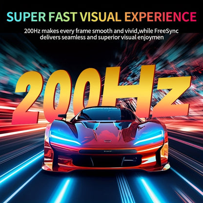 Gaming Monitor – Computer Scherm – Pc Display – Curved Monitor – Frameless Beeldscherm – 24,5 Inch – 200Hz Verversingssnelheid – Full HD 1080p IPS Panel