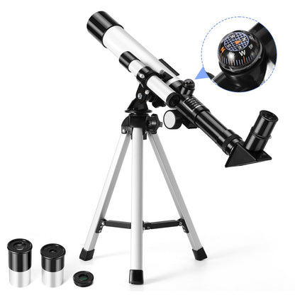 Telescoop – Sterrenkijker – Monoculair – Astronomisch Instrument – Vogelkijker – 32x Vergroting – Aluminium Tafelstatief 45 cm