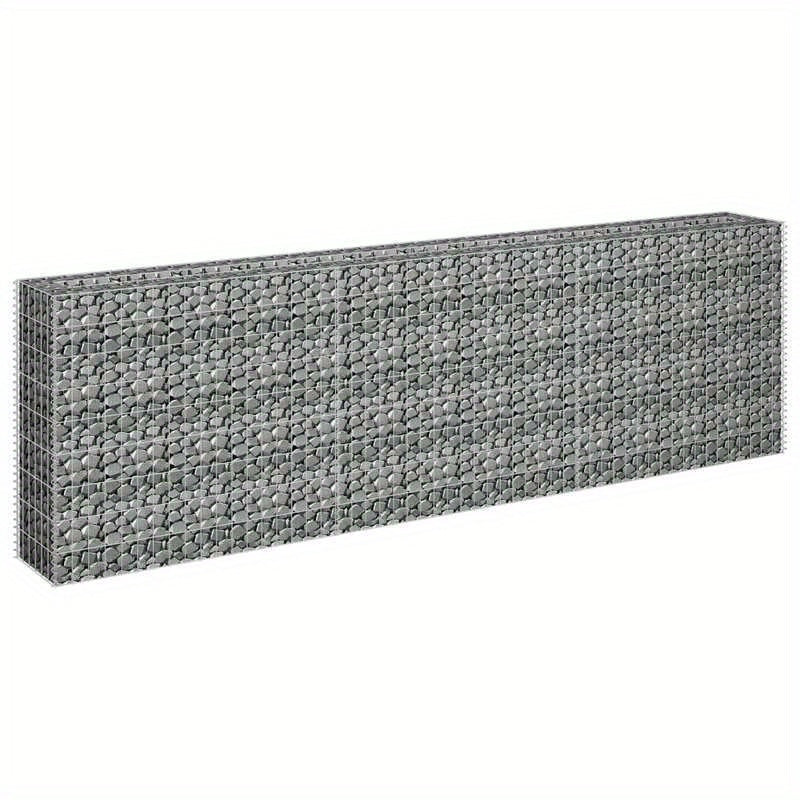 Bloembak – Plantenbak – Kweekbak – Moestuinbak – Bloempot – Gegalvaniseerd Staal – 270x30x90 cm – Vorstbestendig – Lichtgewicht
