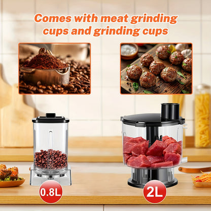 Sapcentrifuge – Juicer – Smoothiemaker – Blender – Keukenmachine – 6600W Krachtige Motor – 3 Liter Inhoud