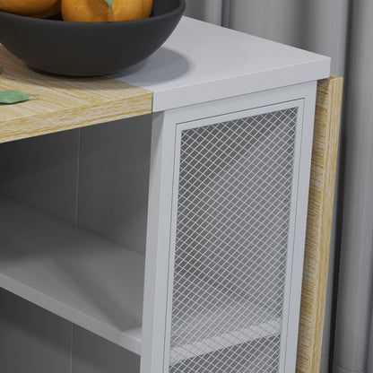 uitschuiftafel – verlengbare tafel – opklapbare eettafel – klaptafel – multifunctionele tafel – ruimtebesparend design – hardhouten blad & metalen onderstel – wit 127x80x75 cm