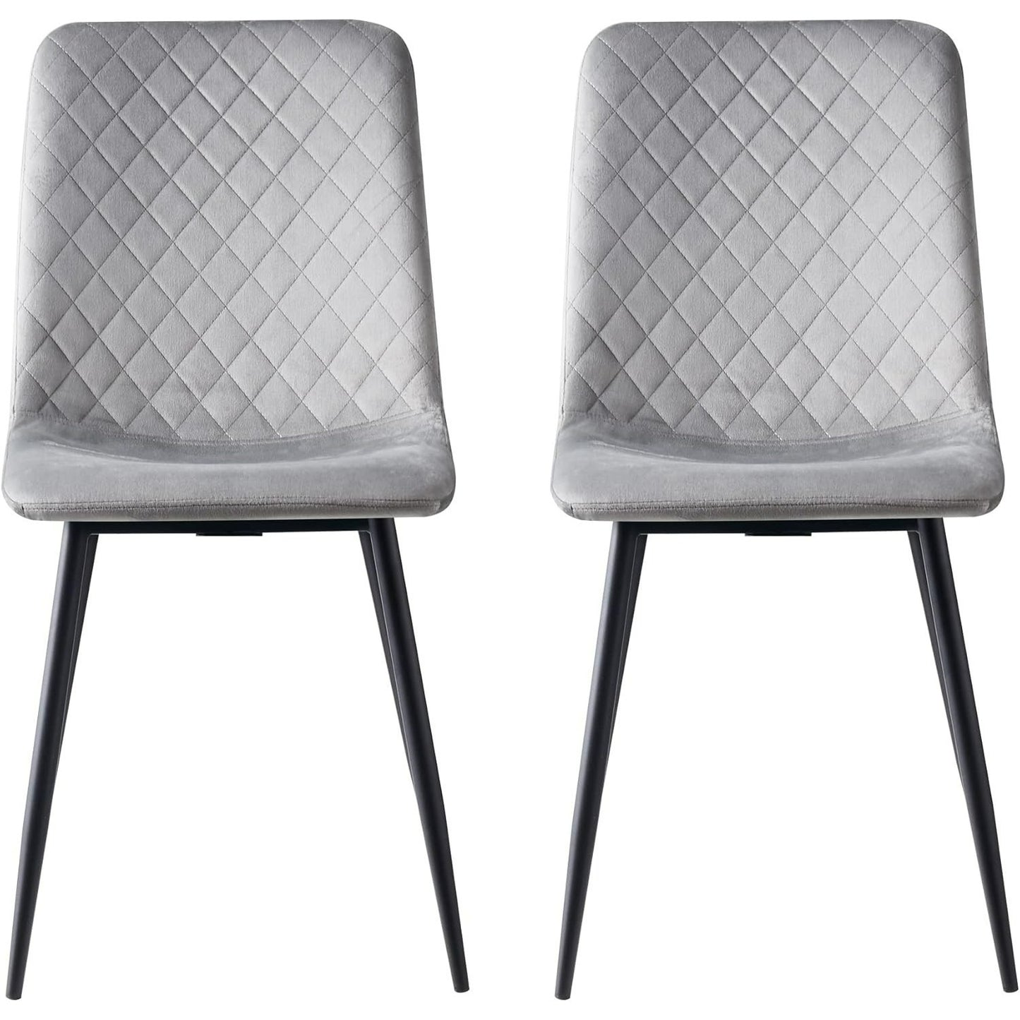 Eetkamerstoel – Designstoel – Velvet Stoel – Metalen Stoel – Lexi Stoel – Set Van 4 – Ergonomisch Comfort – Stijlvolle Metalen Poten