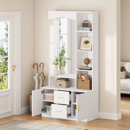 Salontafel – Koffietafel – Tafeltje – Woonkamertafel – Bijzettafel – Bamboe – Lichtgewicht – Ruime Opbergruimte – Modern Retro Design – Naturel Variant