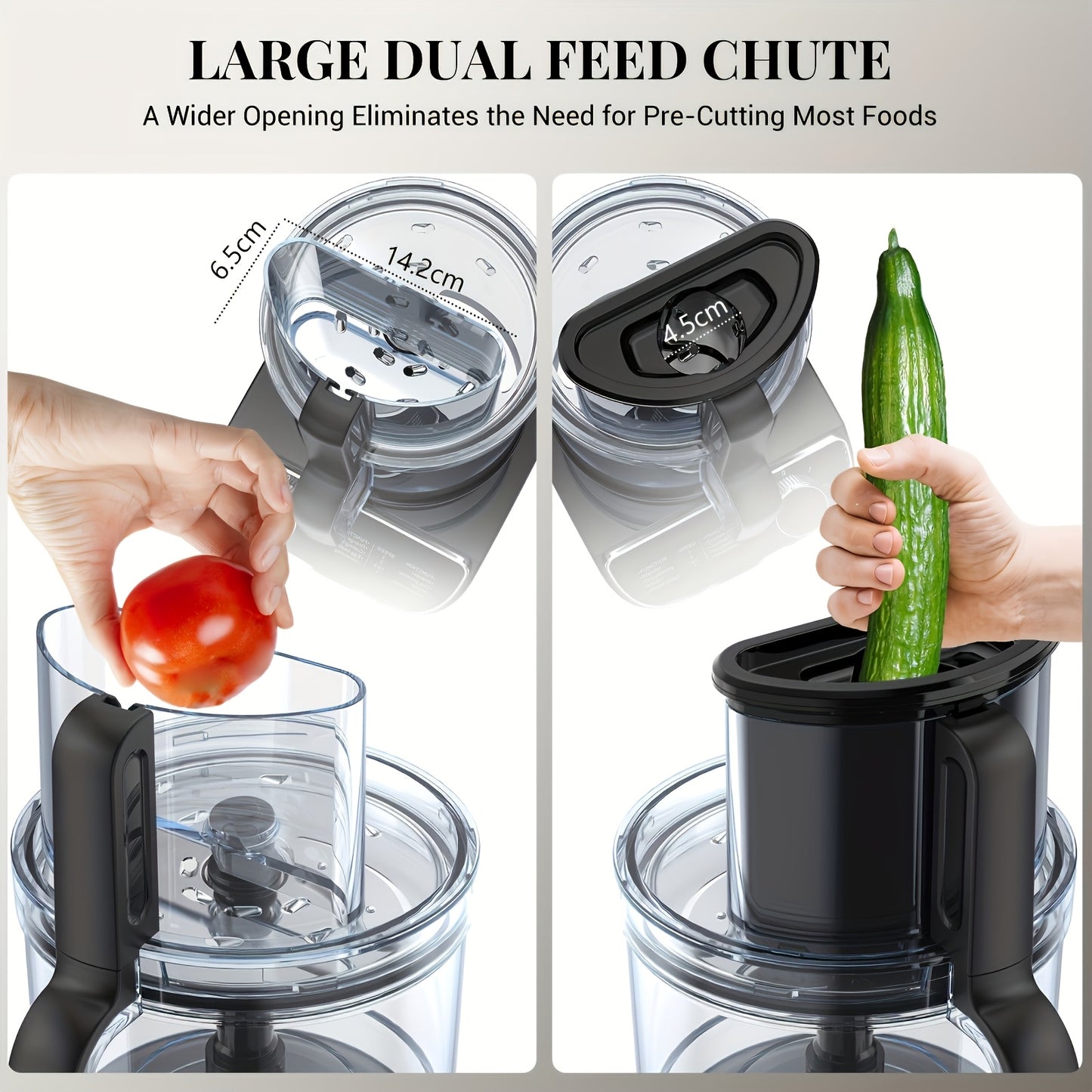 Keukenmachine – Foodprocessor – Keukenmixer – Keukenrobot – Blender – 1300W Vermogen – 12 Cups RVS Mengkom