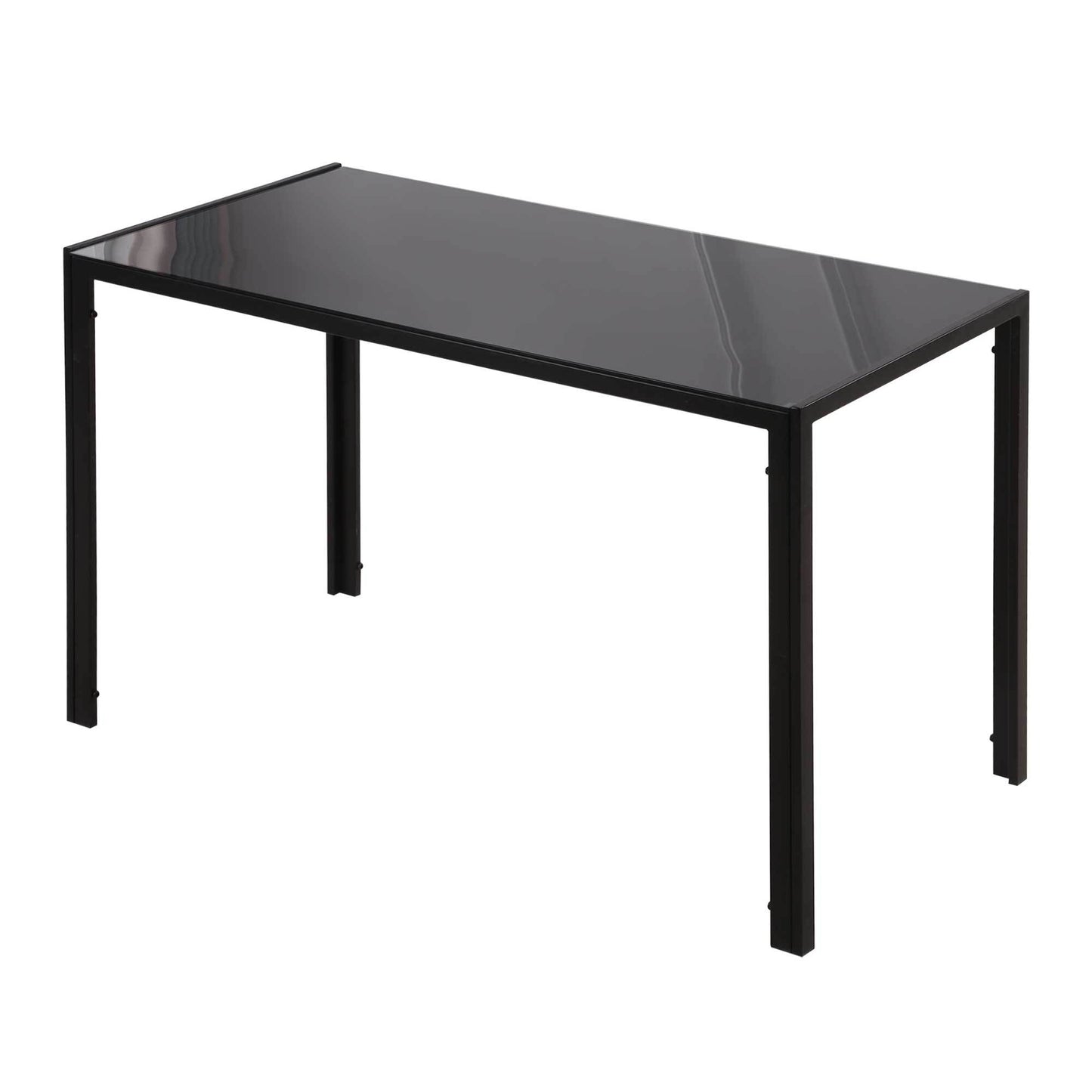 Eettafel – Tafel – Keukentafel – Eetkamertafel – Meubel – Zwart – Modern Design – 120x60x75 cm – Stevig & Onderhoudsvriendelijk