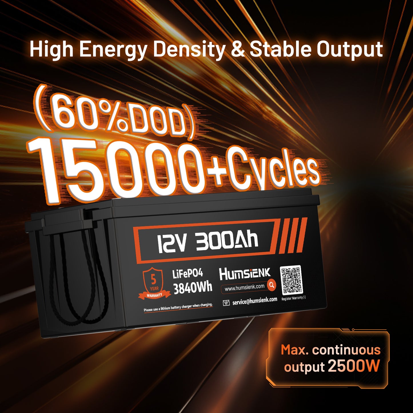 LiFePO4 Accu – Lithium Accu – Camper Accu – Zonnepanelen Accu – 12V 300Ah – Draadloze Controle – Geavanceerde Beveiliging