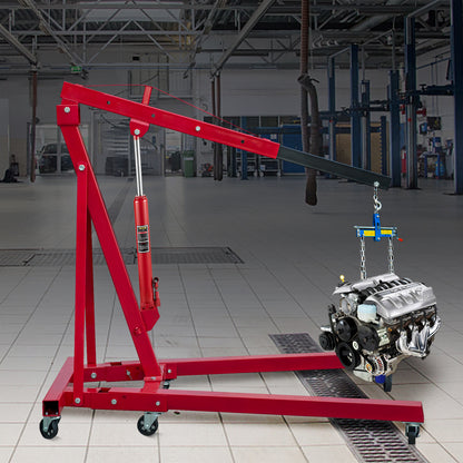 Hydraulische Krik – Lange Ram Krik – Garage Krik – Motor Krik – Hydraulische Hefkrik – 4 Ton Capaciteit – Platte Basis voor Stabiliteit