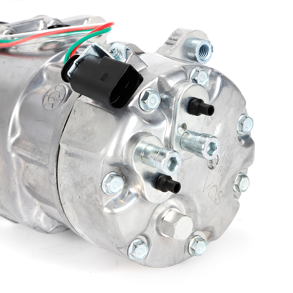 Airconditioning Compressor – Airco Pomp – Klimaat Compressor – Koelmiddel Compressor – R134a Variant – Geschikt Voor VW Audi Skoda – Duurzaam Aluminium – OEM 1J0820803K