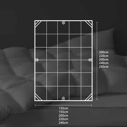 Dekbed – Donsdekbed – Allseason Dekbed – Luxe Deken – Beddengoed – 260x240 cm – 100% Egyptisch Katoen – 11% Witte Dons & 89% Veertjes