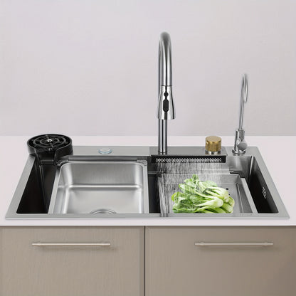 Keukenkraan – Keukenspoelbak – Spoelbak – Mengkraan – Kraan – RVS 304 – Ruime Afmetingen 73,66 cm – Uittrekbare Kraan