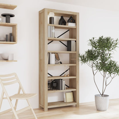 Boekenkast – Boekenkastje – Boekenrek – Vakkenkast – Stellingkast – Massief Acaciahout – 7 Open Planken