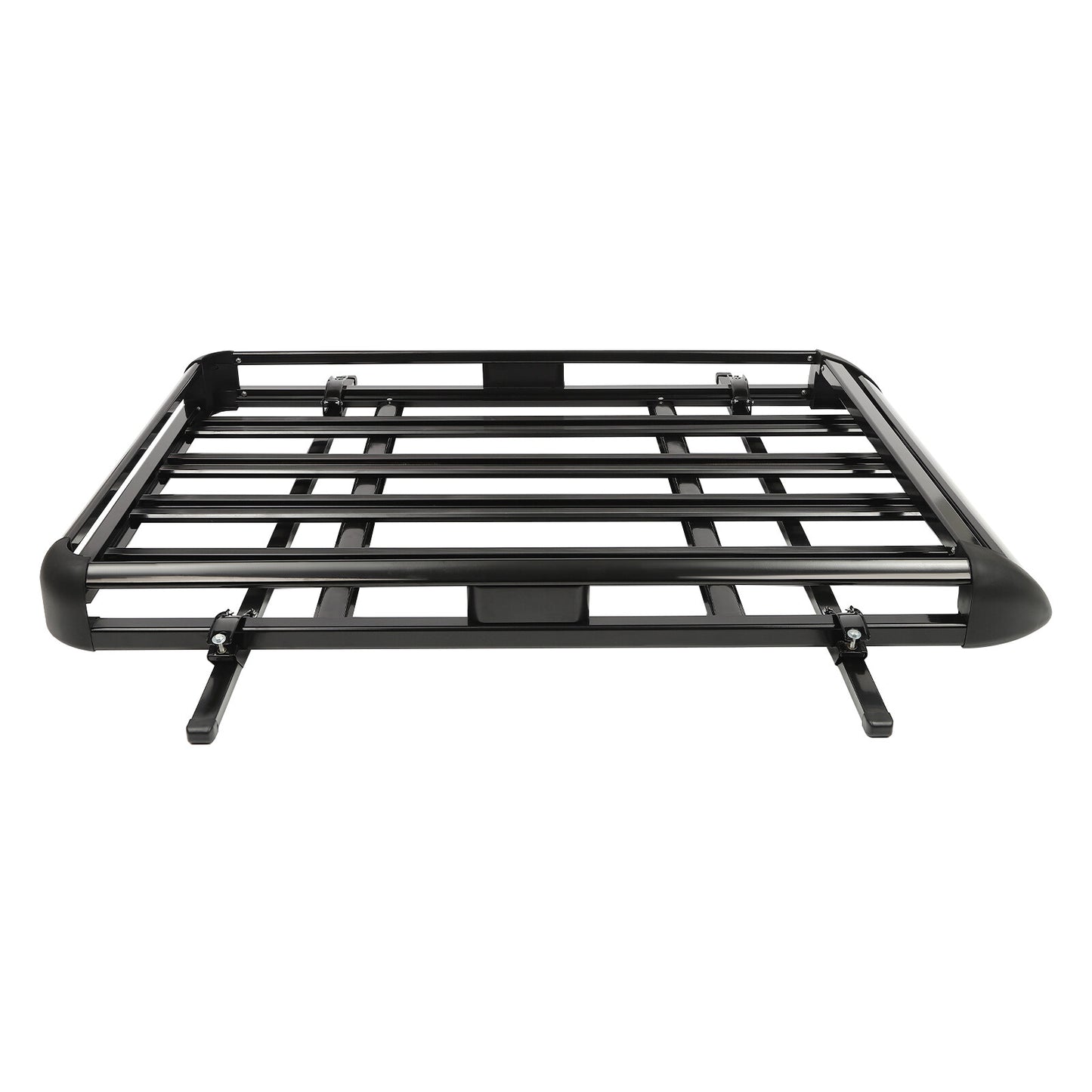Dakkofferdrager – Dakdrager – Dakraildrager – Autodakdrager – Bagagedrager – Verstelbaar 100-140 cm – Maximaal 150 kg Draagvermogen – Aluminium Zwart