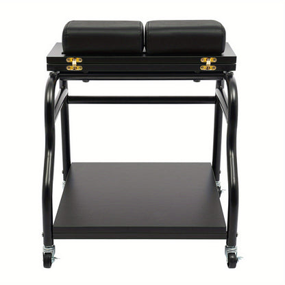 Voetbadtrolley – Pedicuretrolley – Manicotrolley – Spa Trolley – Beauty Cart – Verstelbaar Opbergplateau – Stevige Rubberwielen Met Remmen