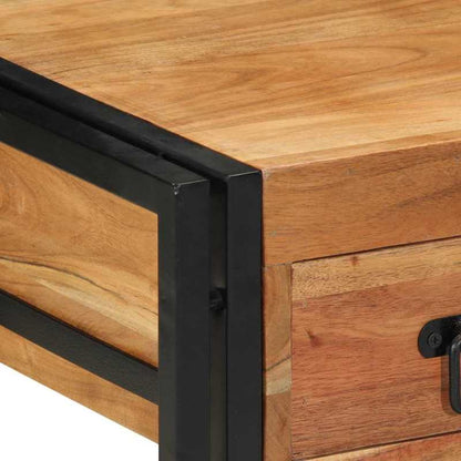 Bedside tables 2 pack 40x40x50cm Solid Acaciawood Removable, suitable for indoor use and suitable for all seasons, Home Organization, Nightstand Alternative, Modern Nightstand, Compact Furniture, Durable Hardwood, Sturdy Buil
