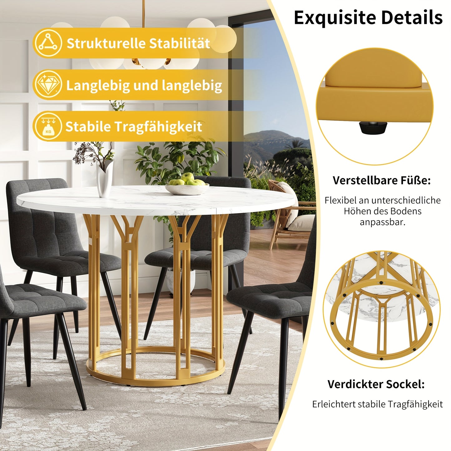Inklapbare Stoel – Vouwstoel – Opklapbare Kruk – Compacte Zitplaats – Bamboe Stoel Natuurlijk Kleur – Ruimtebesparend Design – Lichtgewicht & Stevig