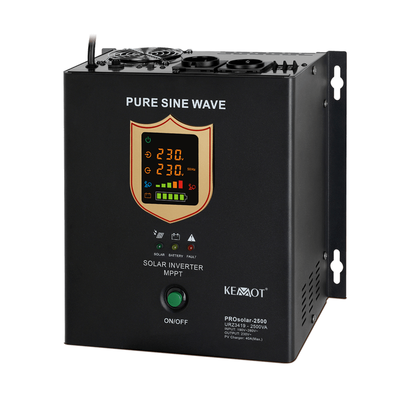 Zonnomvormer – Solar Omvormer – Hybride Omvormer – Pure Sinus Omvormer – 24V Inverter – 2500W Vermogen – Snelle Omschakeling – Stabiele Spanning