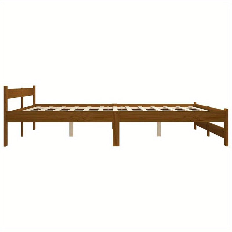 Bedframe – Eenpersoonsbed – Kinderbed – Logeerbed – Slaapbank – Modern Houten Bedframe – Met Opbergruimte – 120x200 cm – Eenvoudige Montage