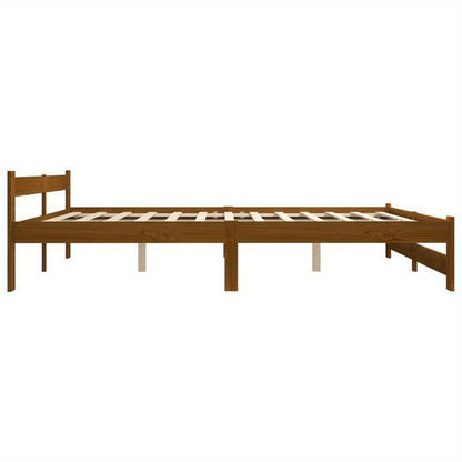 Bedframe – Eenpersoonsbed – Kinderbed – Logeerbed – Slaapbank – Modern Houten Bedframe – Met Opbergruimte – 120x200 cm – Eenvoudige Montage