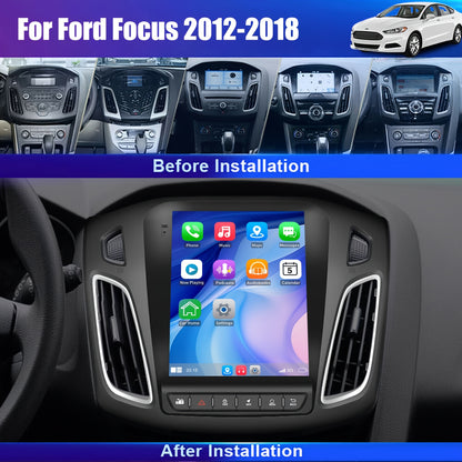 Android 15 Autoradio – Multimedia Systeem – 2-DIN Head Unit – Touchscreen Radio – Navigatiesysteem – Ford Focus MK3 (2012-2018) – 9,7 Inch HD Display – Draadloze Connectiviteit