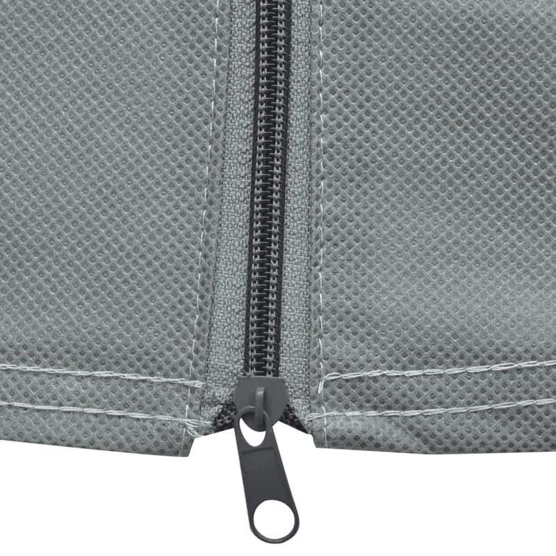 Caravanhoes – Caravanhoes Cover – Camperhoes – Beschermhoes – Trailerhoes – Grijs – 4,27-5,18 m – Waterbestendig Polypropyleen – Verstelbare Bevestigingsbanden