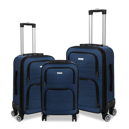 Kofferset – Reiskoffer Set – Trolley – Ruimbagage – Handbagage – Lichtgewicht Oxford Stof – 3-delig 20/24/28 Inch – Geruisloze Spinner Wielen