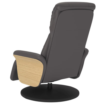 Relaxfauteuil – Relaxstoel – Loungefauteuil – Draaifauteuil – Verstelbare Fauteuil – Kunstleer – 360° Draaibaar – Verstelbare Rugleuning 105-125°