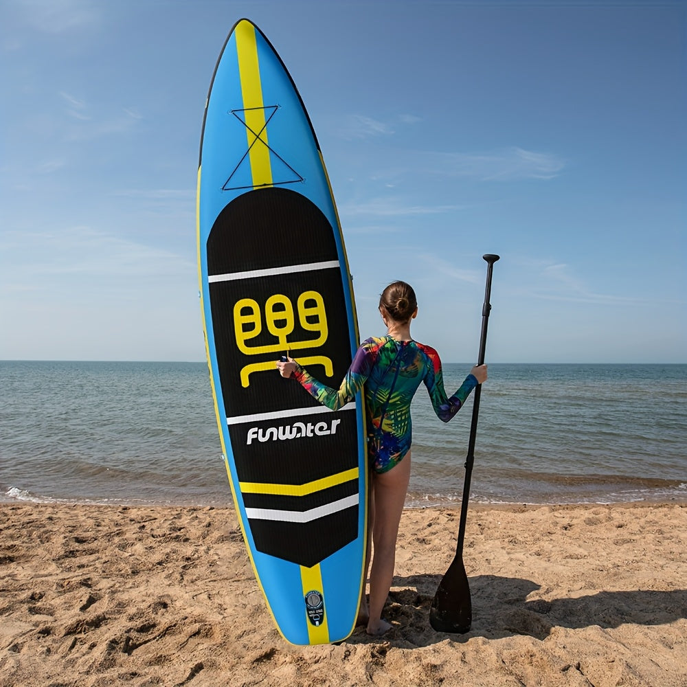 Stand Up Paddleboard – SUP Board – Paddle Board – Opblaasbaar Board – SUP Surfboard – PVC Materiaal – Blauw – Universeel Geschikt