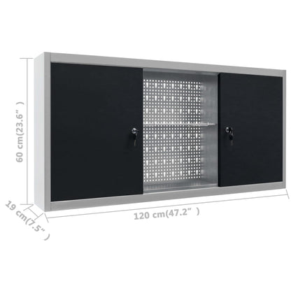Werkbank – Werkplek – Werktafel – Werkbankset – Garagewerkbank – Zwart – 300 kg Draagvermogen – Verstelbare Poot
