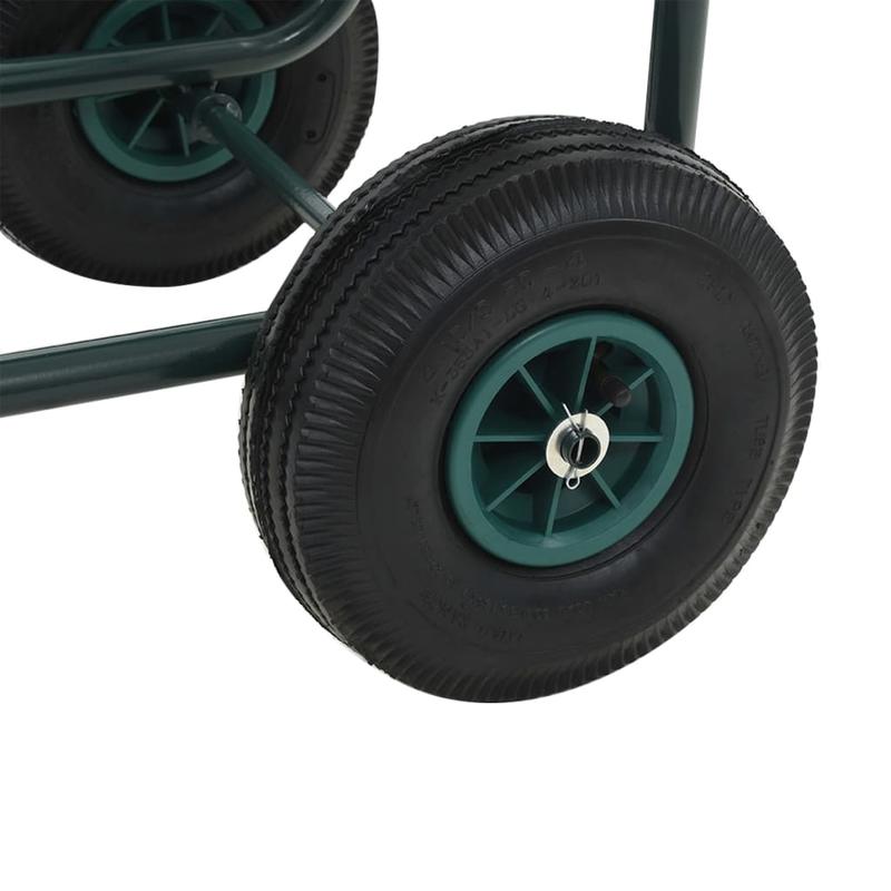 Dierenwagen – Huisdierwagen – Hondenwagen – Kattenwagen – Transportkar – Stalen Frame – 4 All-Terrain Wielen – Groen
