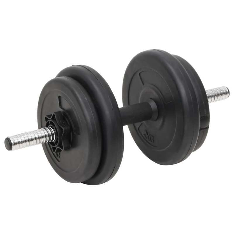 Halterset – Dumbbells – Halterstang – Krachttraining – Fitness – 60 kg – Tungsten Staal – Compact & Draagbaar