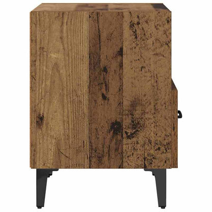High-quality Nachtkastje 2pcs Oud hout 40 x 35 x 47.5cm Bewerkt hout, Bedroom Furniture, Classic Design, Handcrafted Wood, Apartment Living