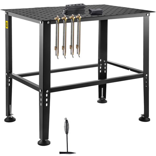 Laswerkbank – Lastafel – Werkbank – Mobiele Werktafel – Soldeertafel – Carbonstaal – 91x61 cm – 360 kg Draagvermogen