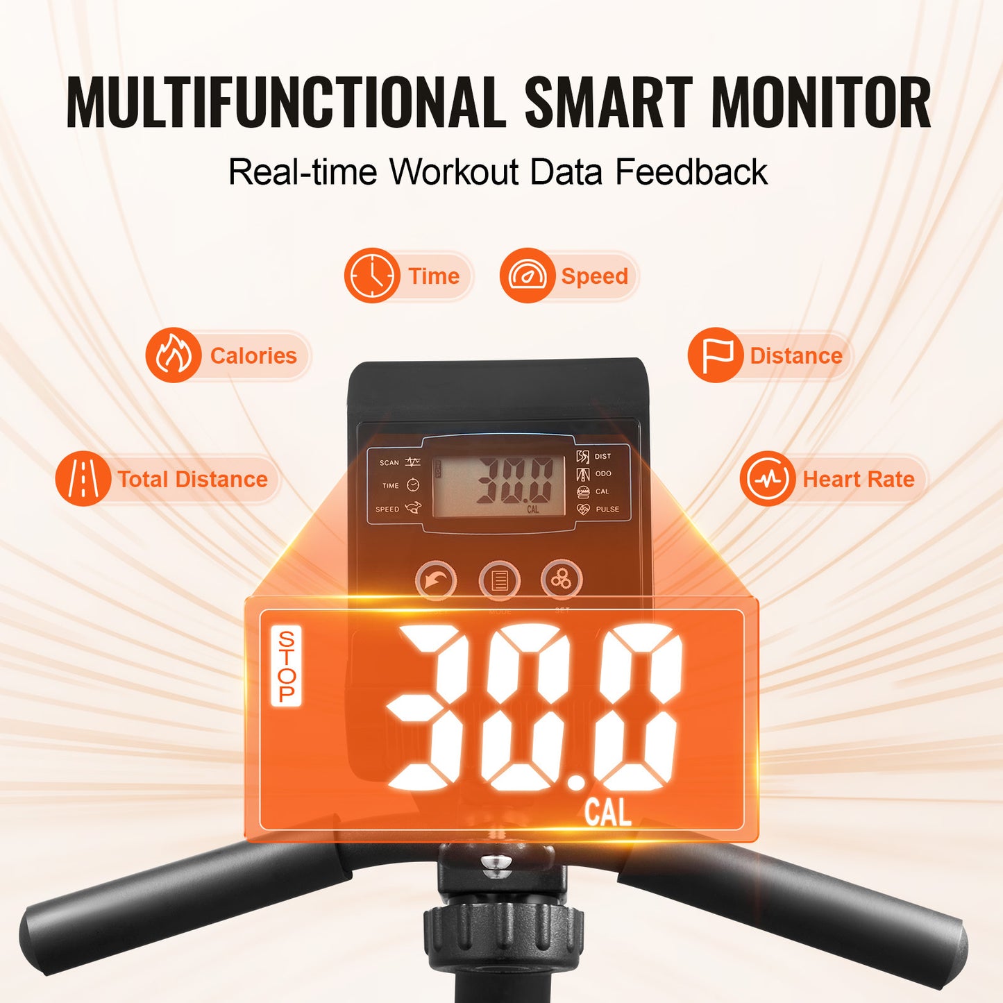Ligfiets – Hometrainer – Recumbent Fitnessfiets – Seniorentrainer – Magnetische Weerstand – Ergonomisch Ligzitje – Verstelbare Weerstand – Stevig Frame