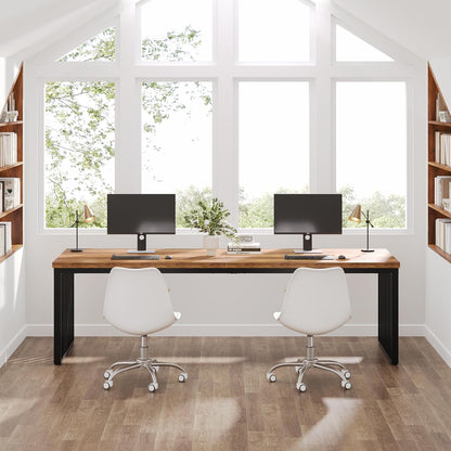 Computertafel – Bureau – Werkplek – PC Tafel – Kantoor Tafel – 180 cm Breed – Stevig Metalen Frame