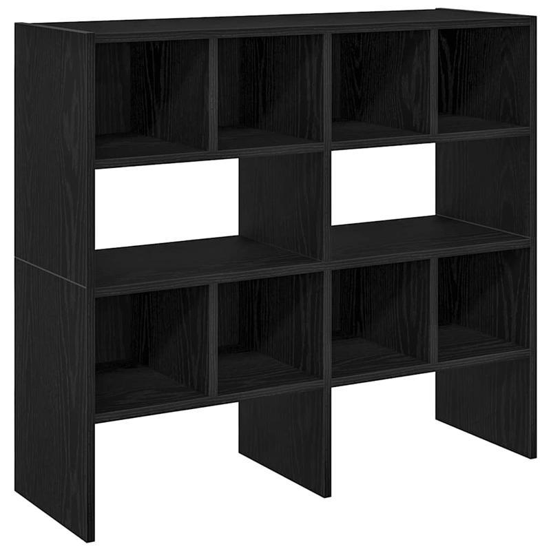 Shoe Racks 2pcs Stackable 89.5X30X40 Cm Black Oak Color Durable And Easy to Assemble, Keep Your Shoes Organized And Within Reach with Our Shoe Racks.