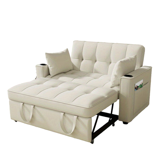 Slaapbank – Bedbank – Klapbank – Sofa Bed – Logeerbed – Ruimtebesparend Design – Duurzaam Niet-Houten Materiaal