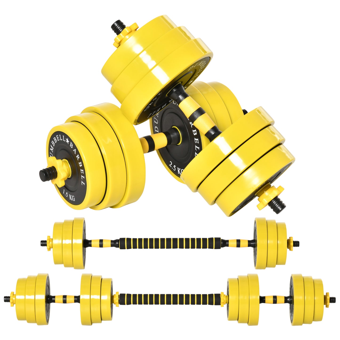 Verstelbare Dumbbell Set – Verstelbare Halter – Krachttraining Set – Gewichtsschijven Set – Thuis Fitness – 25 kg – Ergonomische Grip – Duurzaam Gehard Materiaal