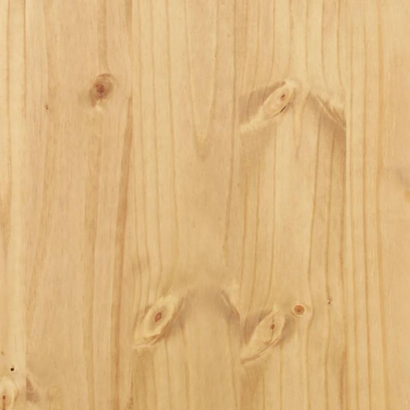 Kledingkast – Garderobekast – Linnenkast – Kledingopberger – Dressoirkast – Massief Dennenhout – Vrijstaand Ontwerp – 101x52x170 cm – Met Deuren, Lades en Haken – Duurzaam Bruin