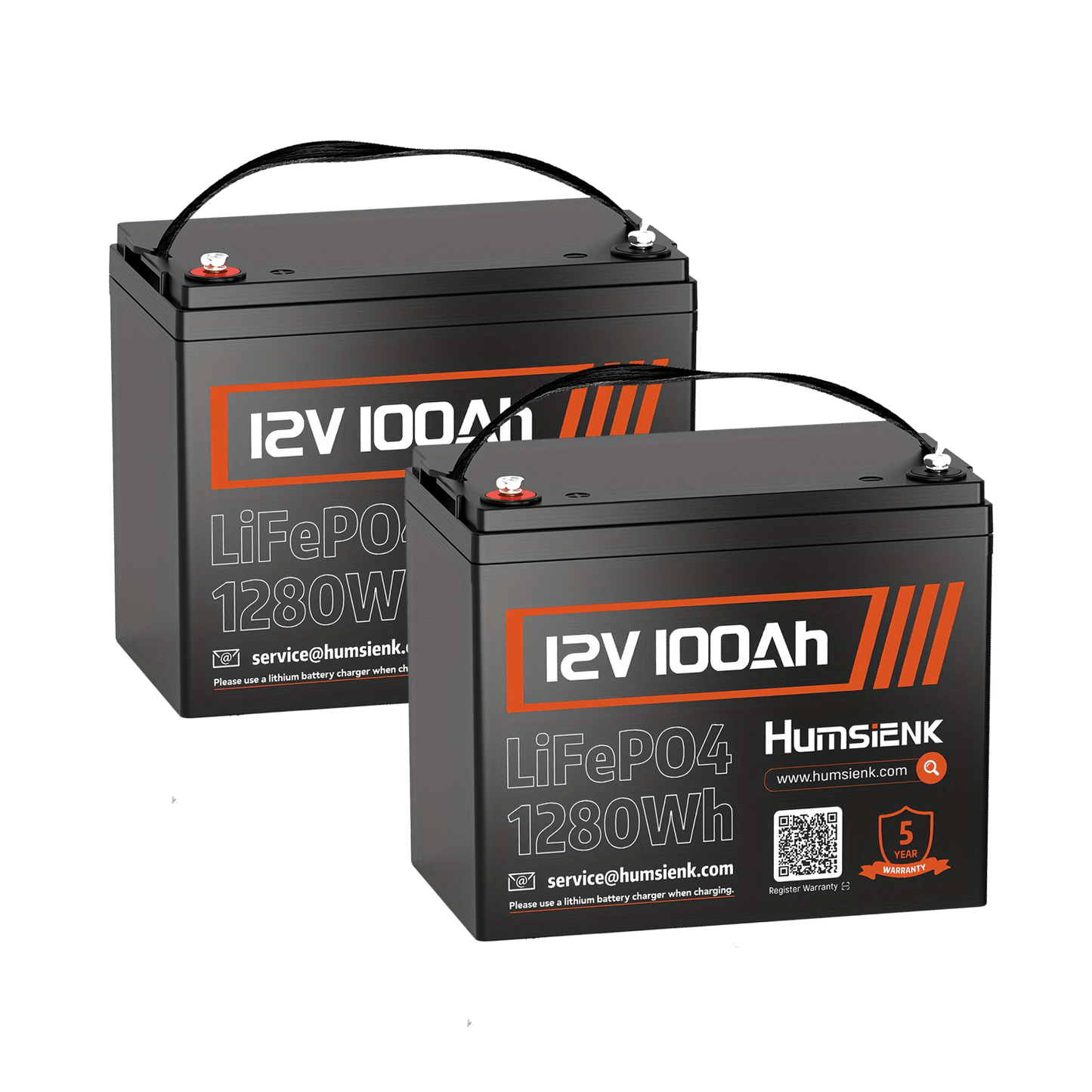 Li-ion Accu – LiFePO4 Batterij – Oplaadbare Batterij – Deep Cycle Accu – 12V 100Ah – 15.000+ Cycluslevensduur – Ingebouwd BMS – Compact ABS Behuizing