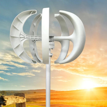 Verticale Windmolen – Verticale Windturbine – Windgenerator – Energieturbine – 5-Bladige Rotor – Start Bij 2 M/S