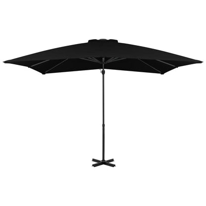 Parasol – Zonnescherm – Luifel – Schaduwdoek – Drijvende Parasol – 250 X 250 Cm – Aluminium Paal – Verstelbaar En Draaibaar