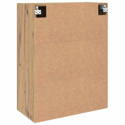 Wandkast – Muurkast – Opbergkast – Wandrek – Opbergmeubel – Bruin Eikenhout – Ruimtebesparend Design – Massief Eikenhout