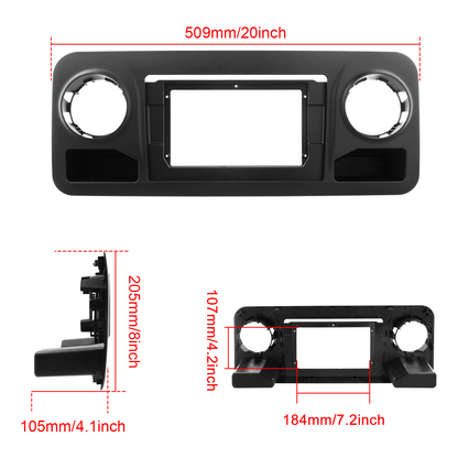 Achteruitrijcamera Set – Reversing Camera – Back-up Camera – Parkeercamera – DVR Camera – 9 Inch LCD Monitor – 4 Camera’s Met Nachtzicht 18IR